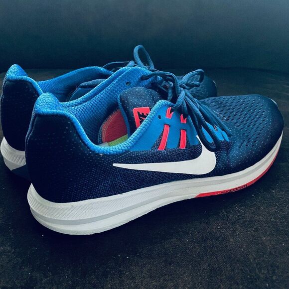 Mens Nike Air Zoom Structure 20 Size 10.5 44.5 (Binary Blue/ White Hyper Cobalt) - Picture 6 of 13